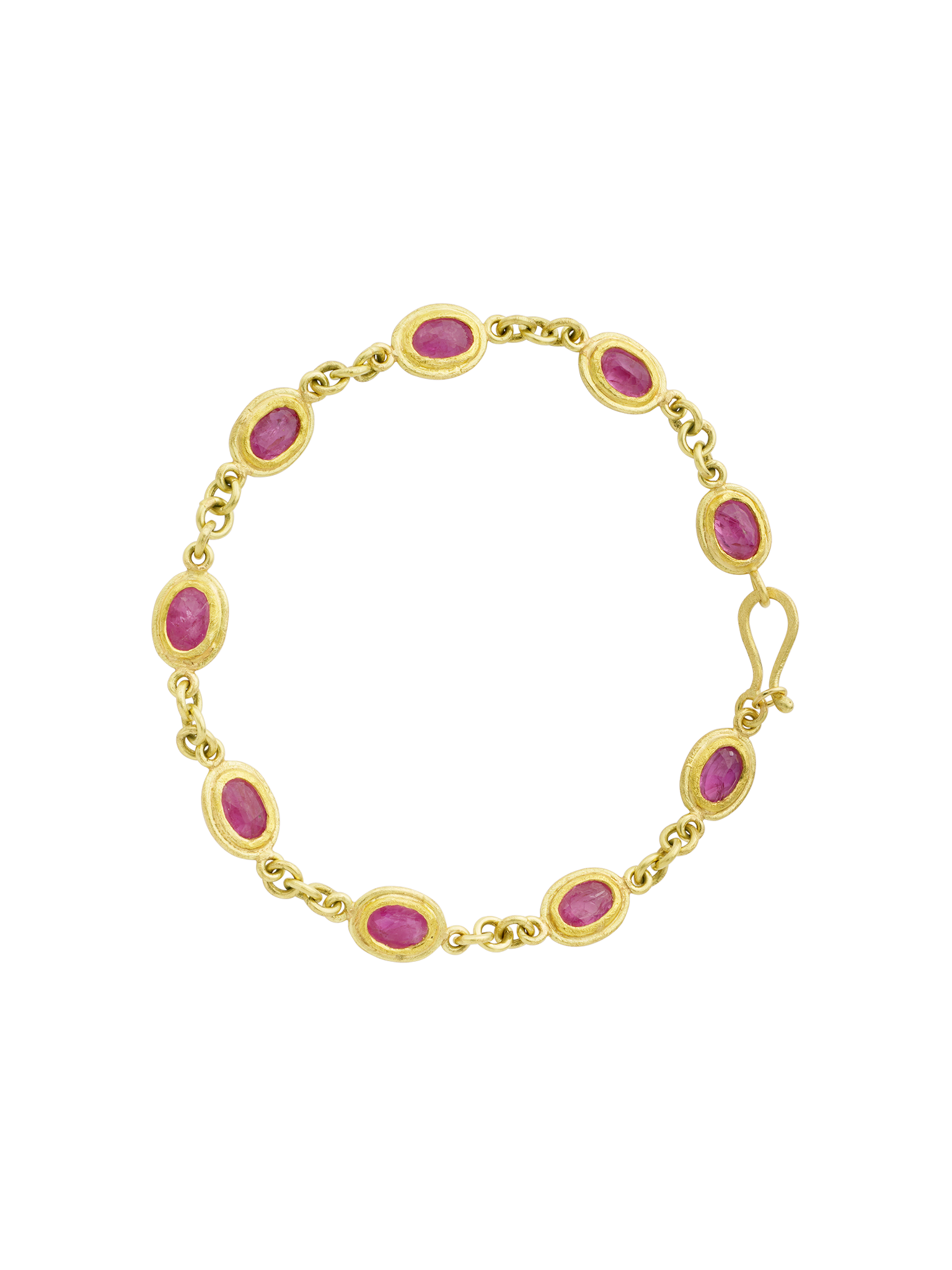 Ruby chain bracelet